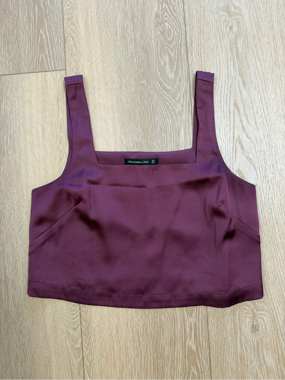 Abercrombie & Fitch Square-Neck Crop Tank